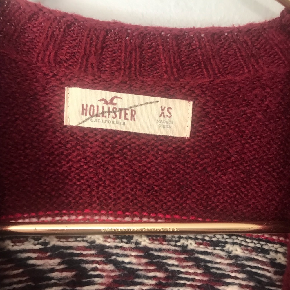 FINAL SALE!! Hollister Drape Open Sweater Boho Cardigan Sweater - Picture 3 of 3